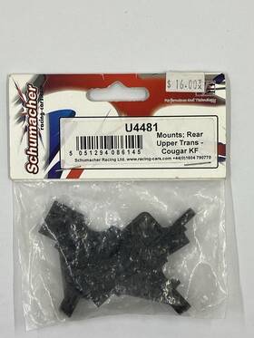 Schumacher U4481 Racing Products Ltd #u4481 Mounts Rear Upper Trans - Cougar Kf