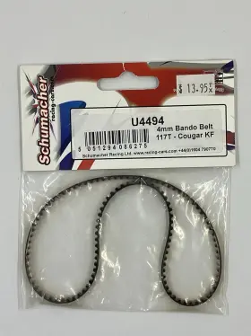 U4494 Schumacher U7075 Racing Products Ltd #u4494 4mm Bando Belt 117 T - Cougar Kf U4494 Schumacher U7075 Racing Products Ltd #u4494 4mm Bando Belt 117 T - Cougar Kf