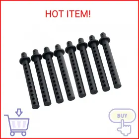 Share Goo 763846886756 8pcs 68mm Plastic Body Post Rc Car Shell Holder Mounts Compatible With 1/10 4wd