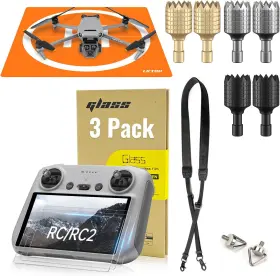 Shenzhen Like Flight Technology Co. Ltd 445022080099 Dji Rc/rc 2 Controller Accessories Kit Landing Pad Screen Protector Lanyard