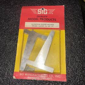 Sig Sh-626 Vintage Manufacturing Co. Aluminum Engine Mount Sh-626-large For .60-.91