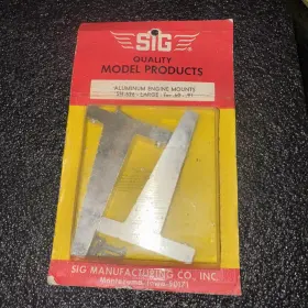 60-.91 Sig Sh-626 Vintage Manufacturing Co. Aluminum Engine Mount Sh-626-large For .60-.91 60-.91 Sig Sh-626 Vintage Manufacturing Co. Aluminum Engine Mount Sh-626-large For .60-.91