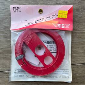 Sig Sh457 Nos Control Line Sh-457 7-strand Braided Stainless Steel 2-line .015x60ft