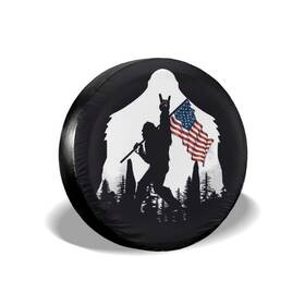 Siski Sigeluntaitao9 American Flag Camping Spare Tire Cover Wheel Protectors Weatherproof Un