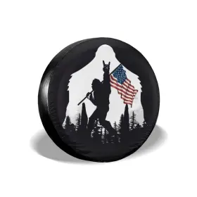 Sigeluntaitao9 Siski American Flag Camping Spare Tire Cover Wheel Protectors Weatherproof Un Sigeluntaitao9 Siski American Flag Camping Spare Tire Cover Wheel Protectors Weatherproof Un