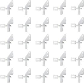 Skrnrhrery 445022289270 Nylon Control Horn 30 Pieces Of Four-hole Rudder Angle Hor