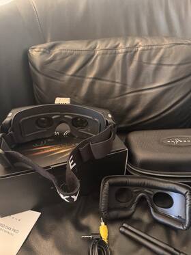 Skyzone Sky040 04o Pro Fpv Goggles Black With Accessories