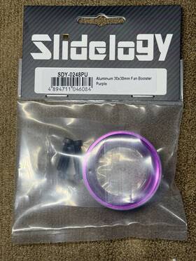 Slidelogy Sdy-0248pu Aluminum 30x30mm Rc Car Cooling Fan Booster Purple Drift #sdy-0248pu