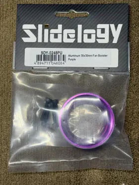 Sdy-0248pu Slidelogy Aluminum 30x30mm Rc Car Cooling Fan Booster Purple Drift #sdy-0248pu