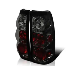 Lt-siv03g-tm Spec-d Tuning Smoke Lens Tail Lights Compatible With 2003-2006 Chevy Silverad