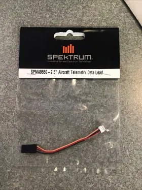 Spma9550 Spektrum 2.5 Inch Aircraft Telemetry Data Lead Spma9550 Spektrum 2.5 Inch Aircraft Telemetry Data Lead
