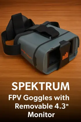 Spmvm430c Spektrum 4.3 Fpv Video Monitor With Headset New Open Box Never Used Spmvm430c Spektrum 4.3 Fpv Video Monitor With Headset New Open Box Never Used