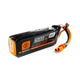Spmx50004s30 Spektrum 14.8v 5000mah 4s 30c Smart Lipo Battery Ic5