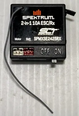 Spmxse2425rx Spektrum 10 Amp Brushed 2-in-1 Esc / Slt Receiver Combo