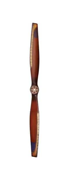 10975w Sportys Classic Wooden Airplane Propeller With Brass Edging 6 Foot Long Made Of Mahog