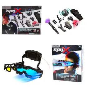 10151-10400 Spyx / Micro Gear Set Night Mission Goggles - 4 Must-have Spy Tools Attache
