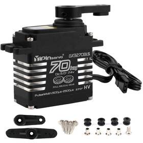 Stemedu St6774-270 70kg Brushless Motor Servo With Metal Gear Ip68 Waterproof High Torque And Sp