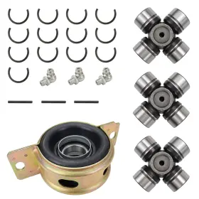 Store 313021534554 Front Rear Propeller Shaft Bearing Carrier And U-joint Compatible With Polaris Ran