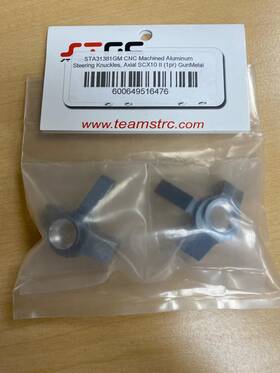 Strc Sta31381gm Aluminum Steering Knuckles For Axial Scx10 Ii Gunmetal