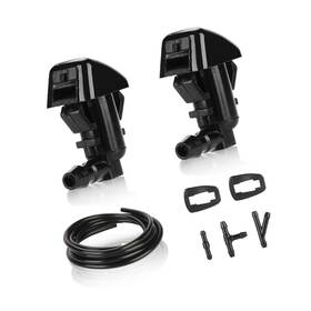 Strendier 2407yo166 Front Windshield Washer Nozzles Kit 2 Meters Fluid Hose With 3 Pcs Connectors