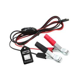 Strendier Fim-val-work-nor-cou-iron-co1 8ft 16awg Sae Wire Harness With On/off 12v Inline Switch And Alligator Clips Fo