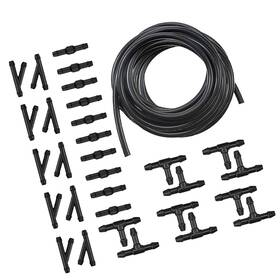 Strendier Tes238 30 Pcs Car Windshield Washer Hose Kit 13.1ft Fluid And T-type Y-ty