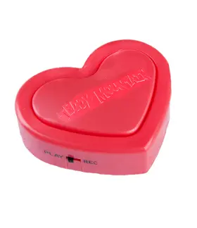 1905-a Stuffems Toy Shop Red Inch Love Heart Recordable 10 Second Sound Module For Stuffed Animal