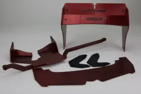 Stp1136r Stupid Rc Arrma Limitless Splitter/side Skirts/adjustable Wing Full Kit Red Stp1136r Stupid Rc Arrma Limitless Splitter/side Skirts/adjustable Wing Full Kit Red