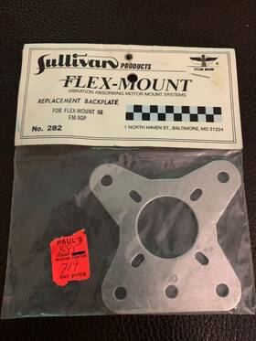 Sullivan 746420002827 Flex-mount Replacement Backplate For 90 Size Engines Part #282 Fm90p