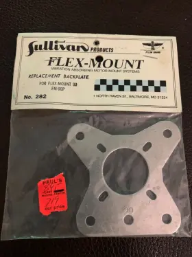 Fm90p Sullivan 746420002827 Flex-mount Replacement Backplate For 90 Size Engines Part #282 Fm90p Sullivan 746420002827 Flex-mount Replacement Backplate For 90 Size Engines Part #282
