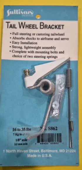 S862 Sullivan Pn - Nip Tail Wheel Bracket 16 To 35 Pounds