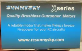X2820-kv920 Sunnysky X-series X2820 Kv920 Motor For Rc Fpv / Plane Helicopter New In Box