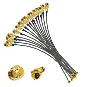 Gp-ac-ufl-25 Superbat U.fl To Sma Pigtail Cable Ufl Ipx Ipex 6inch Male 5pcs