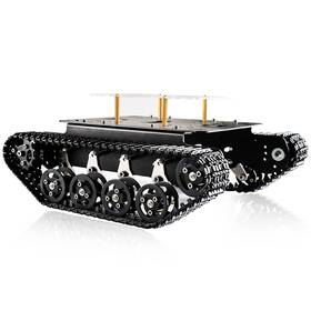 Swaytail 768067161613 Professional Shock-absorbing Smart Metal Robot Tank Car Chassis Kit For Ardui