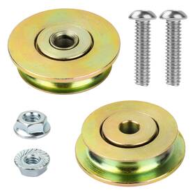 Sxkxm 747783901581 Cut-off Flange Track Bearing Kit Compatible With Tapco Pro And Max Yellow