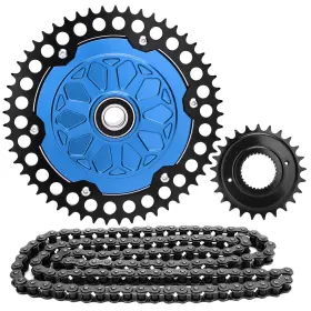 Chain006 T-titantrail 2009-up Touring Belt Drive To Chain Conversion Kit 25 53 Tooth Sprocke