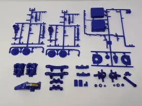 47335 Tamiya 47333 Tt02d Blue A And D Parts Htf Very Rare Excellent Condition