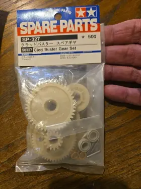 Sp-327 Tamiya 50327 Clod Buster Gear Set. 50327. Genuine Parts.