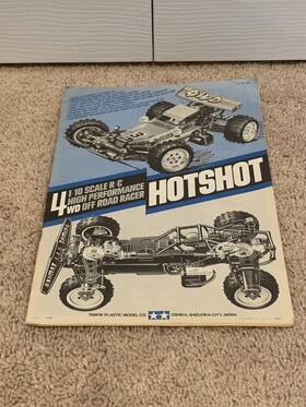 Tamiya 5847 Hotshot Build / Instruction Manual Kit # Original Version Oe