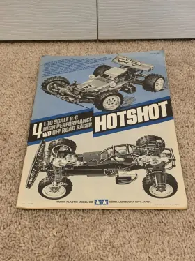 5847 Tamiya Hotshot Build / Instruction Manual Kit # Original Version Oe