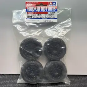 84323 Tamiya Black M Chassis 11 Spoke Wheels With Super Grip Radial Tires 4pcs M03 84323 Tamiya Black M Chassis 11 Spoke Wheels With Super Grip Radial Tires 4pcs M03