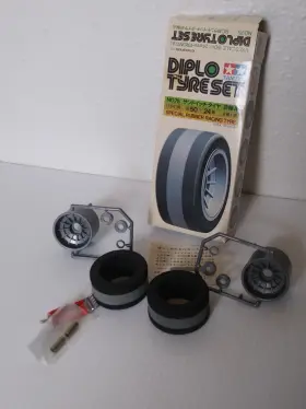 Sp1075 Tamiya Vintage Diplo Sponge Tyre Front Wheel 50mm 24mm Rc 50x25 No75 Porsche 935