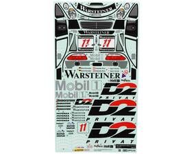 Tamiya Tam9494222 Tt-01e 1997 Mercedes-benz Clk-gtr Decal And Masking Sheets Set