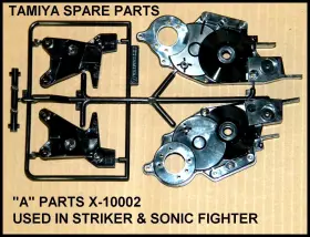 X-10002 Tamiya Rc Striker And Sonic Fighter Ftaft Parts New Last One