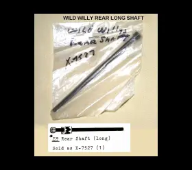 X-7527 Tamiya Rc Wild Willy M38 And Others Rear Shaft Long New
