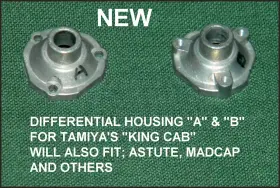 X10327 Tamiya Rc King Cab Differential Housing Sa5 And Sa6 New Last One