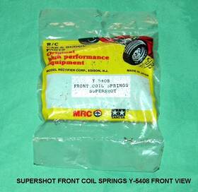 Tamiya Y-5408 Rc Supershot Front Coil Springs Factory Sealed