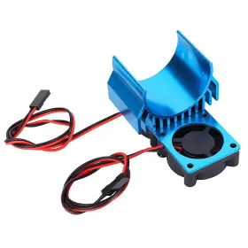 Tbest 719855753756 Motor Heat Sink 540/550 Heatsink Twin Cooling Fan Rc For 1/1