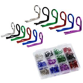 Tcrc Tc368 120pcs Colorful 90-degree Angle Rc Body Clips Bent Springy Pins 2 Sizes-pack