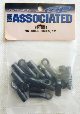 91051 Team Associated 01181 Hd Ball Cups Sc10 4x4 New Old Stock